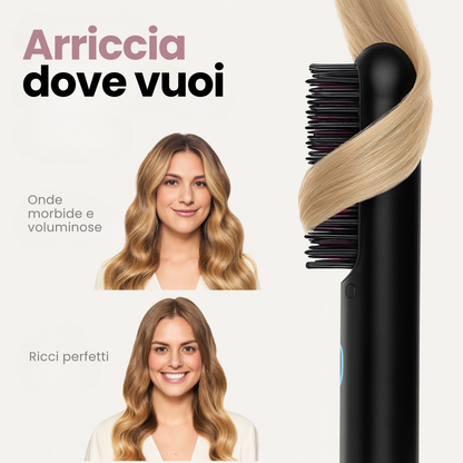 Spazzola portatile SetaPro™ – Liscia, Arriccia, Asciuga